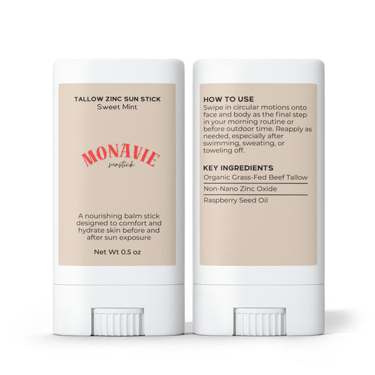 MONAVIE 2 Pack Tallow Zinc Sun Stick