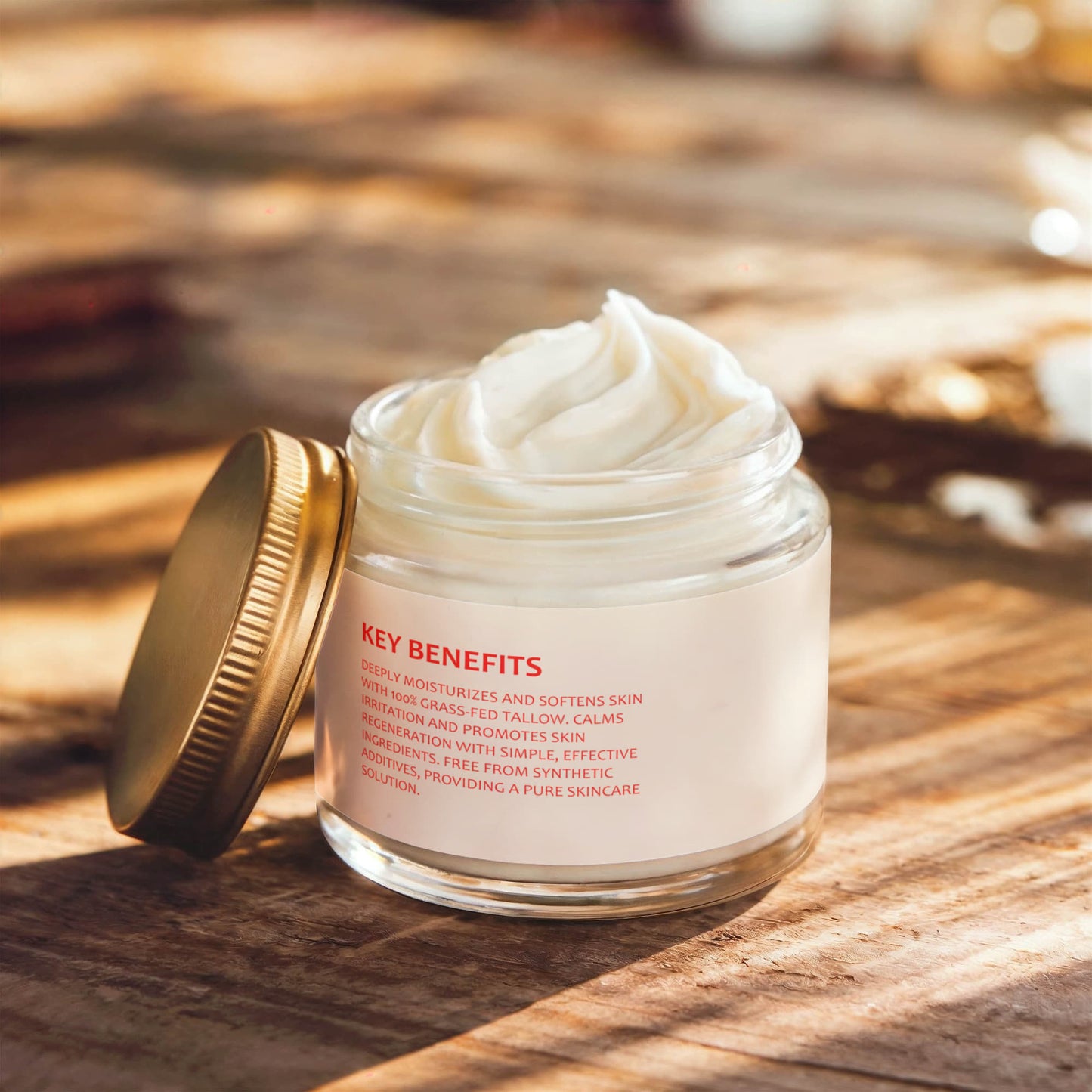 MONAVIE Whipped Grass-Fed Tallow Balm with Vanilla Bean