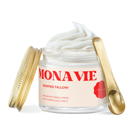MONAVIE Whipped Grass-Fed Tallow Balm with Vanilla Bean