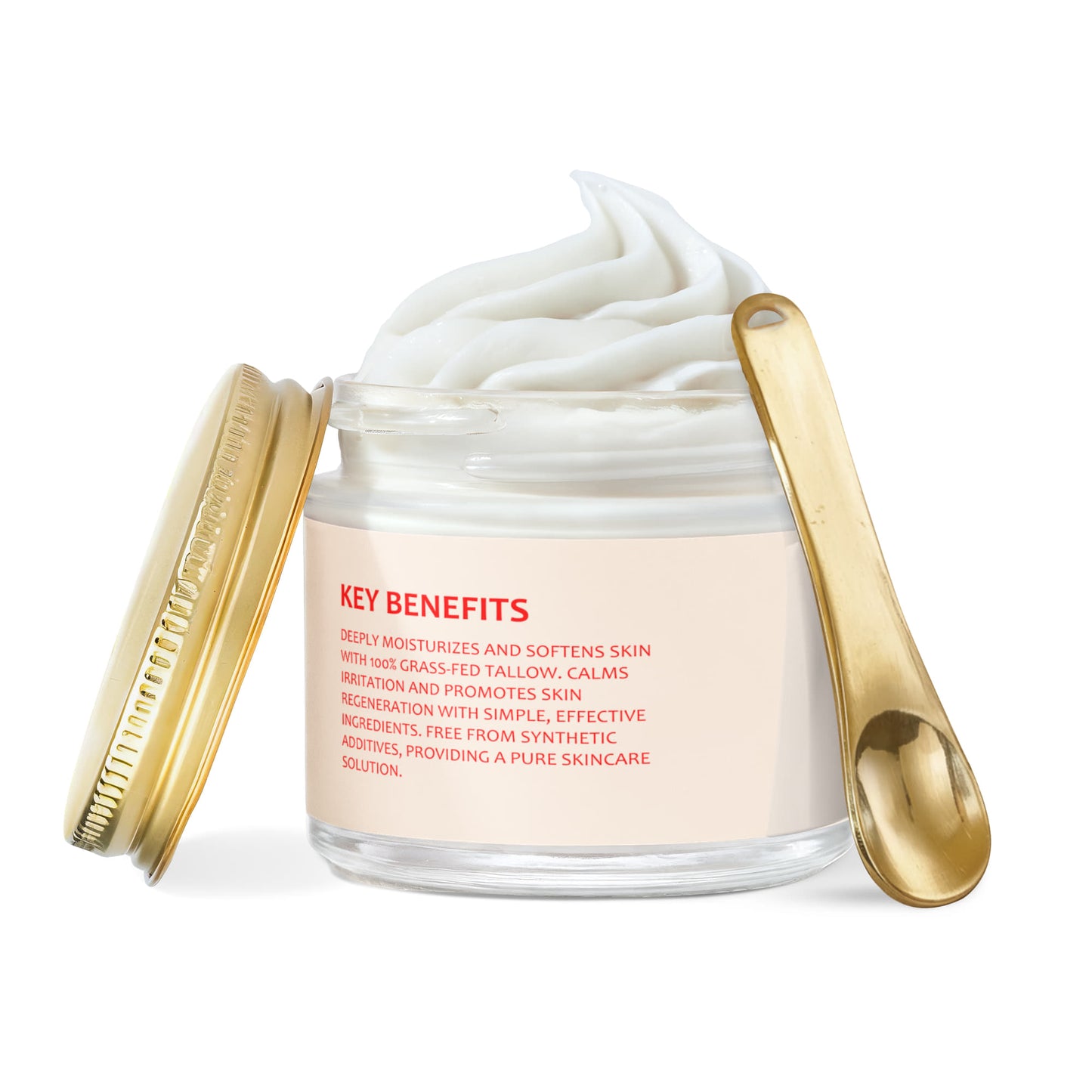 MONAVIE Whipped Grass-Fed Tallow Balm with Vanilla Bean