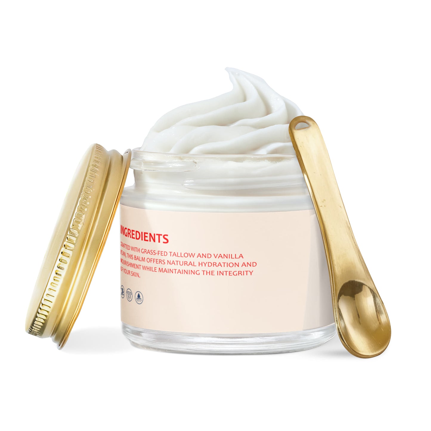 MONAVIE Whipped Grass-Fed Tallow Balm with Vanilla Bean