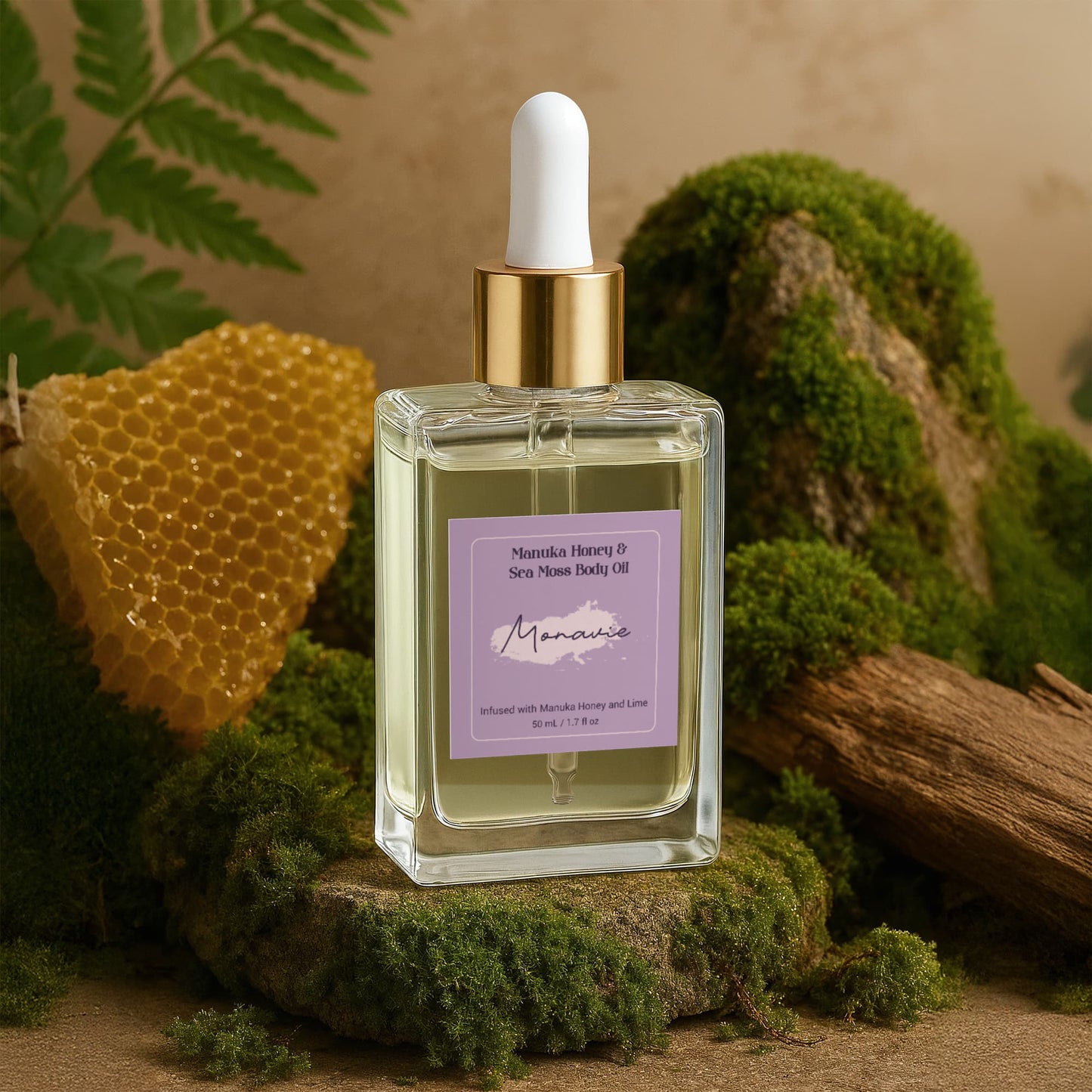 MONAVIE Manuka Honey Sea Moss Post-Shave Oil