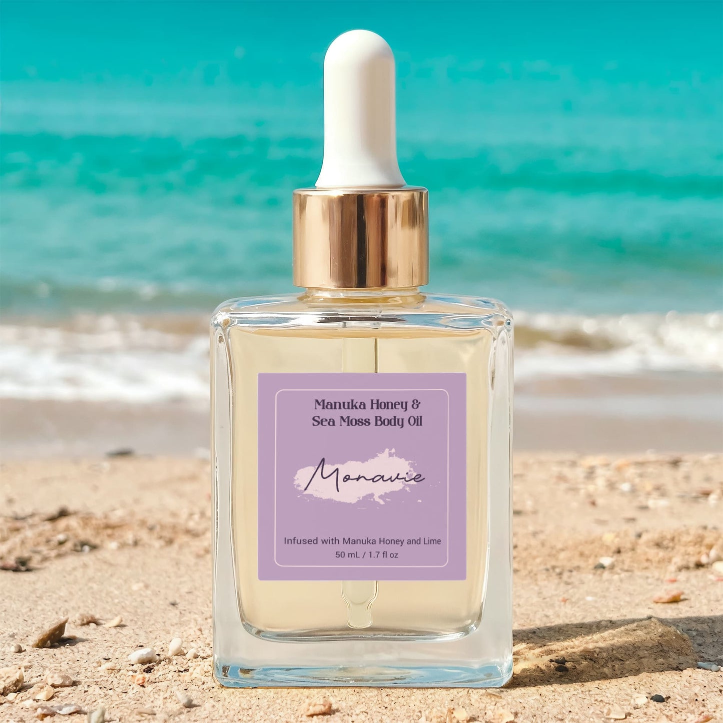 MONAVIE Manuka Honey Sea Moss Post-Shave Oil