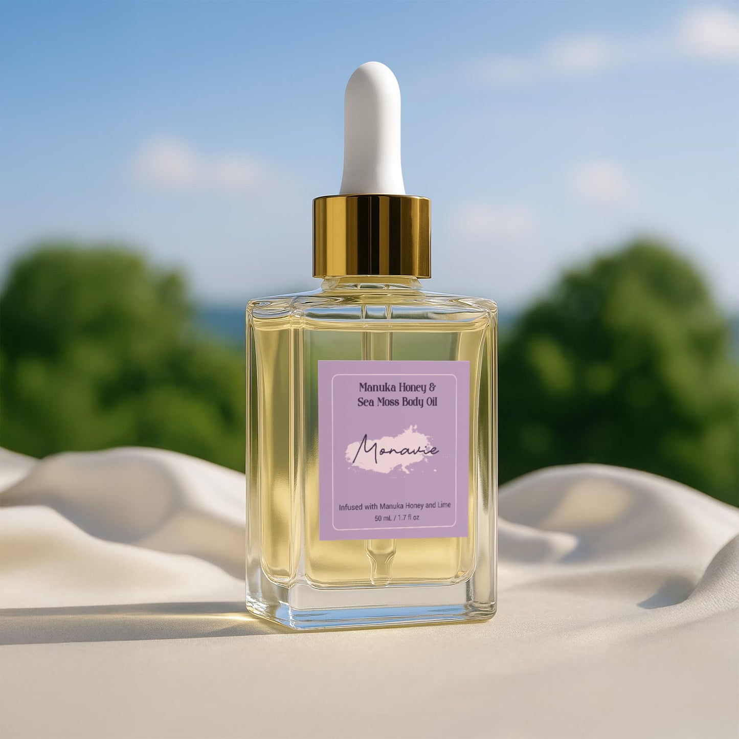 MONAVIE Manuka Honey Sea Moss Post-Shave Oil